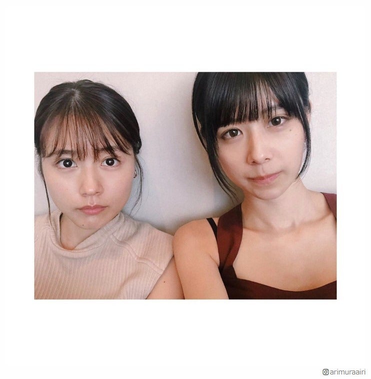 有村藍里＆架純「真顔の妹と真顔が出来なかった姉です」姉妹2ショットに反響「やっぱり似てる」「最強すぎ」