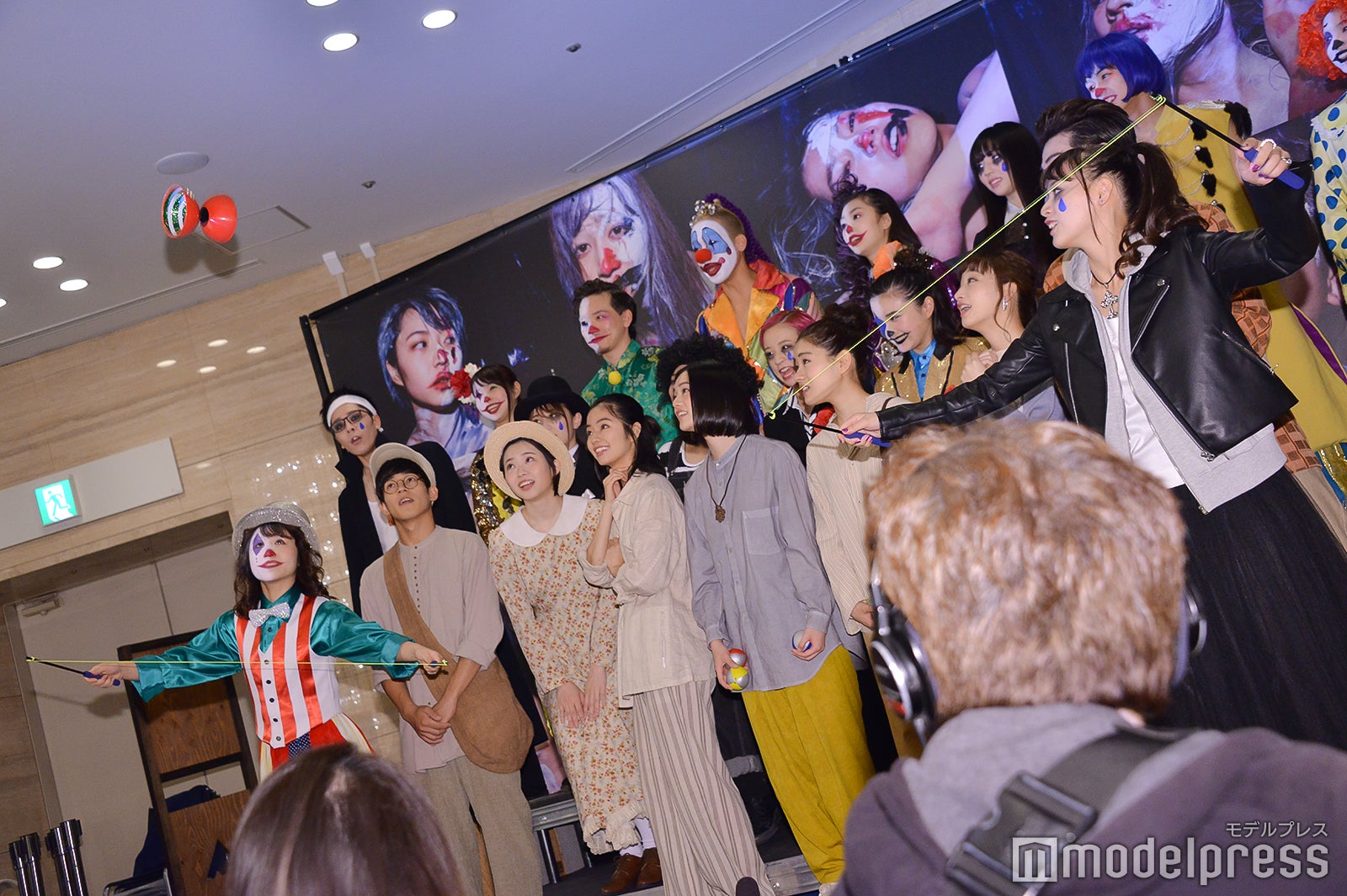 田代明、八鍬乃々によるディアボロ （C）モデルプレス