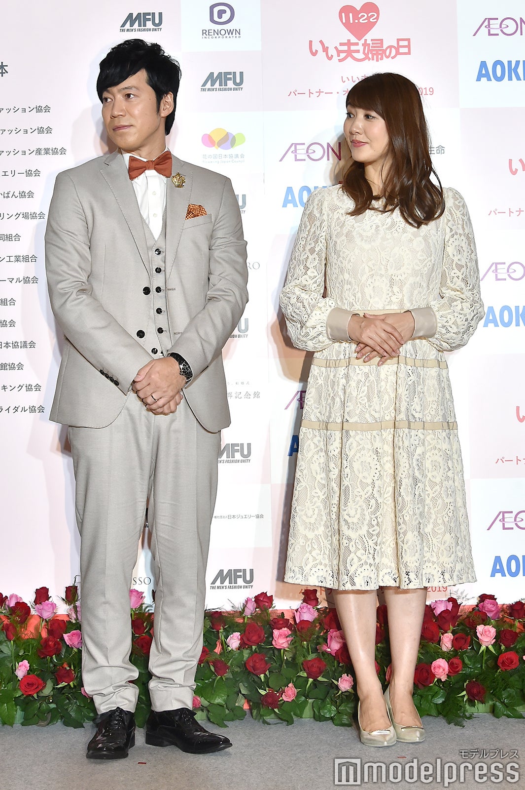 （左から）東貴博、安めぐみ（C）モデルプレス