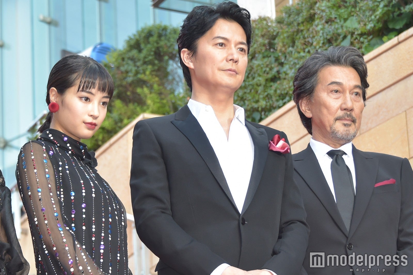 広瀬すず、福山雅治、役所広司 （C）モデルプレス