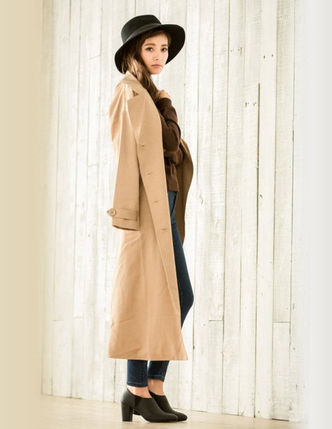 マキシトレンチコート「Re:EDIT by GALSTAR」4,998円（税込）／画像提供：Re:EDIT by GALSTAR