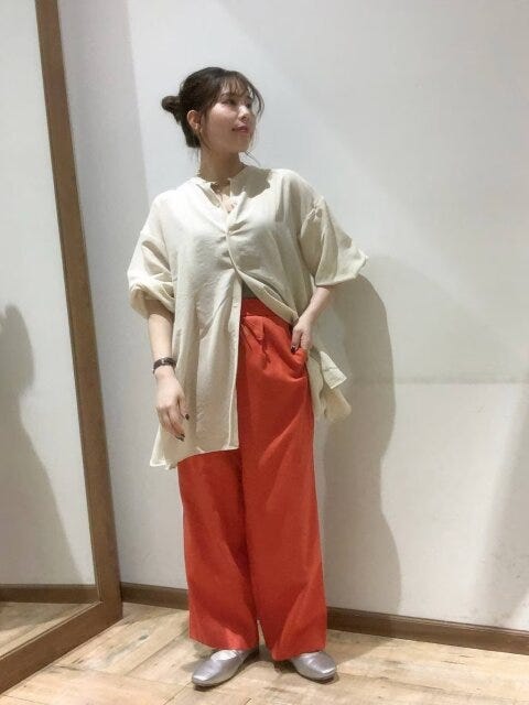 グローバルワーク　ボトムス　パンツコーデ　低身長