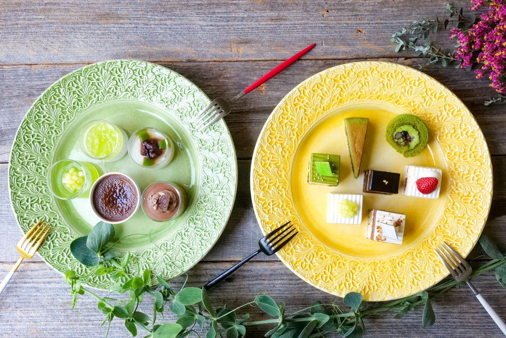 スーパースイーツビュッフェ2021～抹茶とメロンとチョコレート スイーツプレゼンテーション～／画像提供：ニュー・オータニ