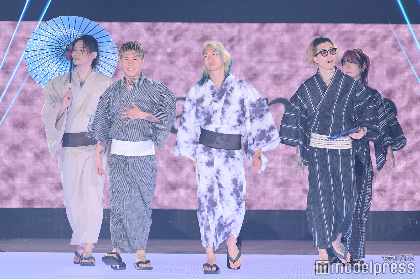 レペゼン、個性映える浴衣着こなし爽やかランウェイ＜関西コレクション 2023 S／S＞