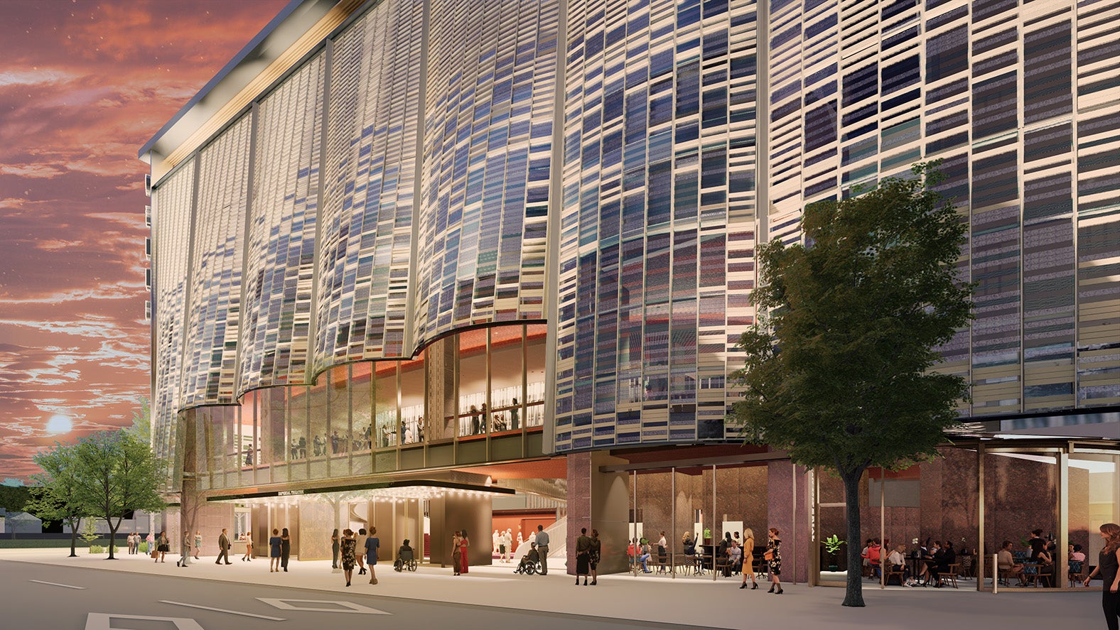 新帝劇エントランス（有楽町側より）：提供元「小堀哲夫建築設計事務所」（提供写真）