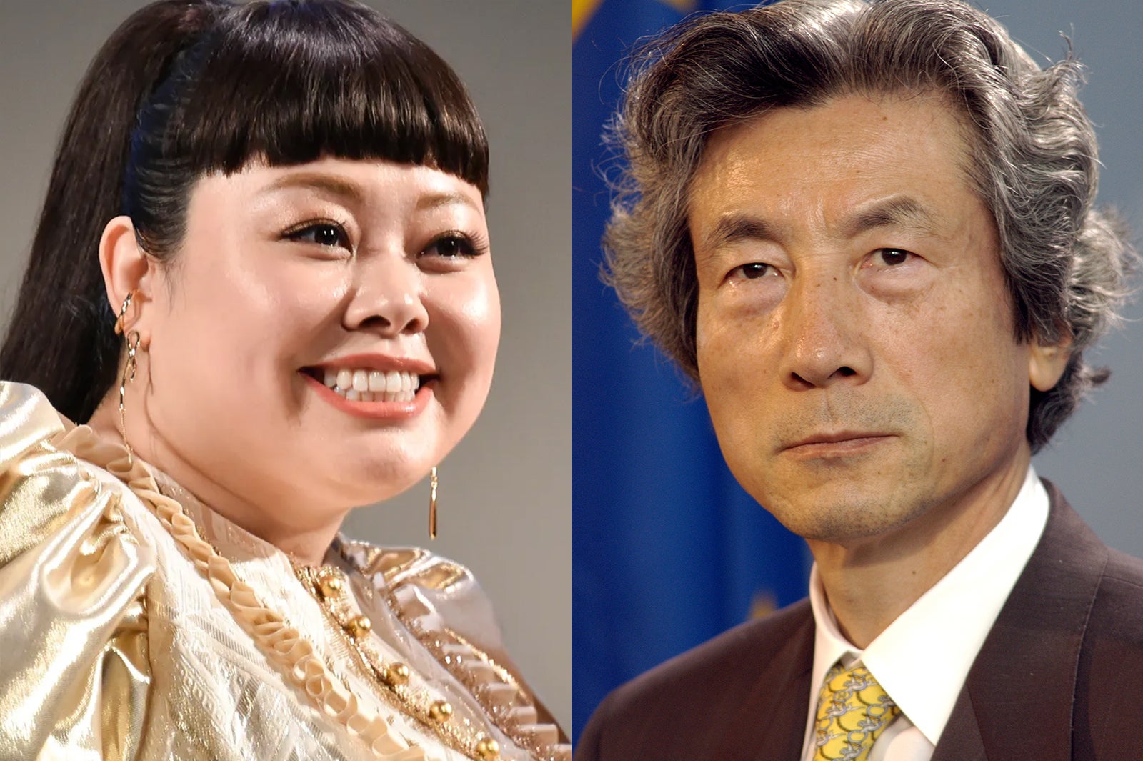 渡辺直美（C）モデルプレス、小泉純一郎氏／Photo by Getty Images