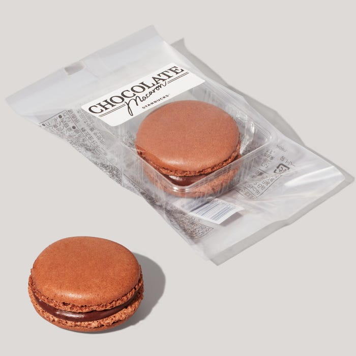 チョコレートマカロン(提供写真)