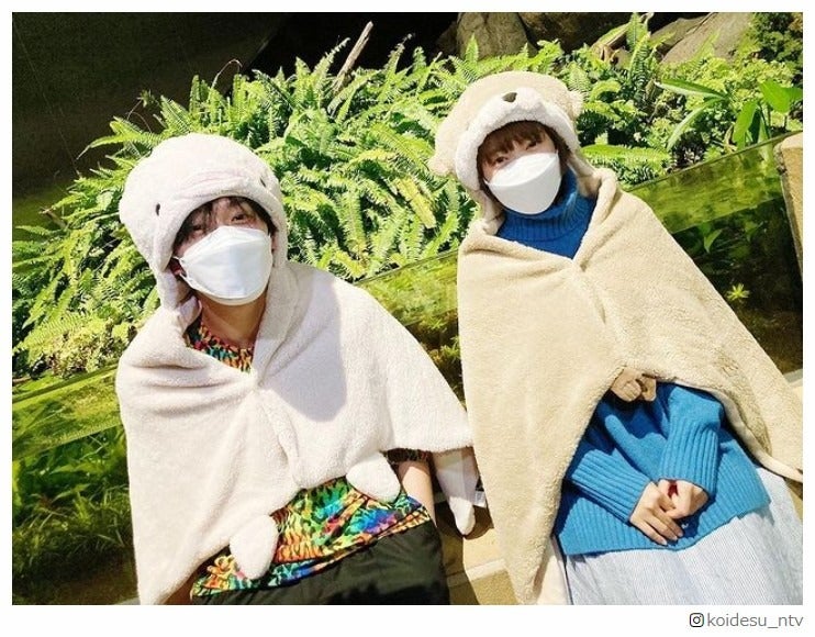 「恋です！」杉咲花＆杉野遥亮、ブランケットにくるまったオフショット公開「可愛すぎる」と反響