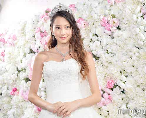 河北麻友子、総額7億円のウエディングドレス姿に「めっちゃキレイ」の声