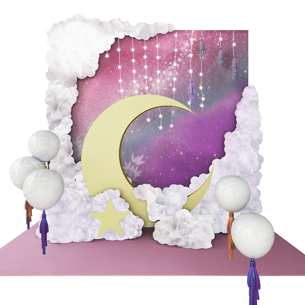 キキ&ララの夢の世界を体感!「LittleTwinStars MILKYWAY MUSEUM -T A N A B A T A-」開催