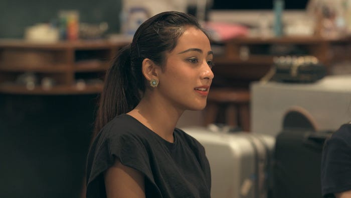 新メンバーの木佐貫まや「TERRACE HOUSE OPENING NEW DOORS」35th WEEK(C)フジテレビ/イースト・エンタテインメント