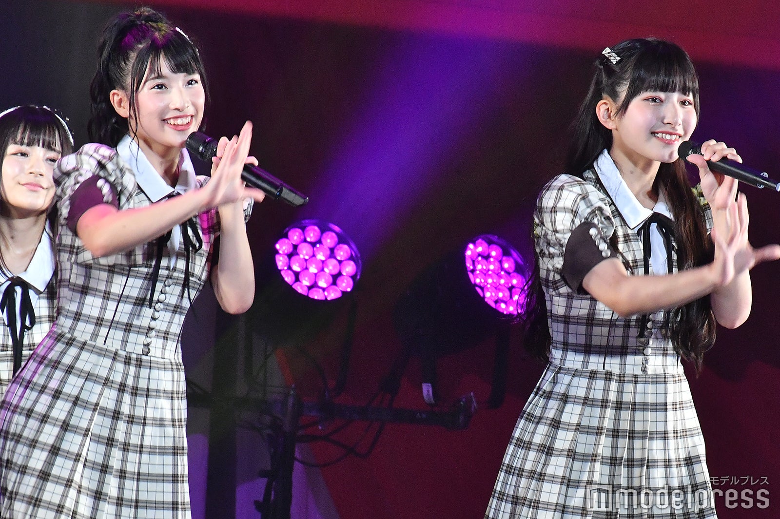 佐藤杏樹、高橋真生／NGT48 4thシングルリリースイベント （C）モデルプレス