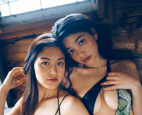 ロサリオ惠奈&GiGiTatei、色気たっぷり豊満バストで魅了
