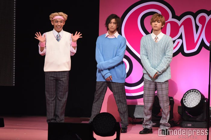 誠実男子チーム(左から)りゅうちぇる、佐野岳、吉沢亮(C)モデルプレス