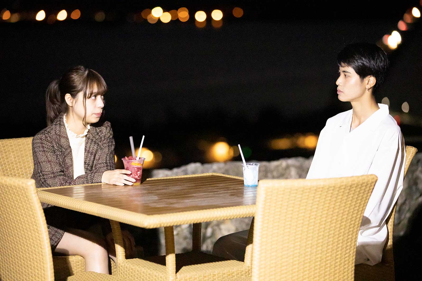 るな、はると「今日、好きになりました。-赤い糸編-」（C）AbemaTV, Inc.