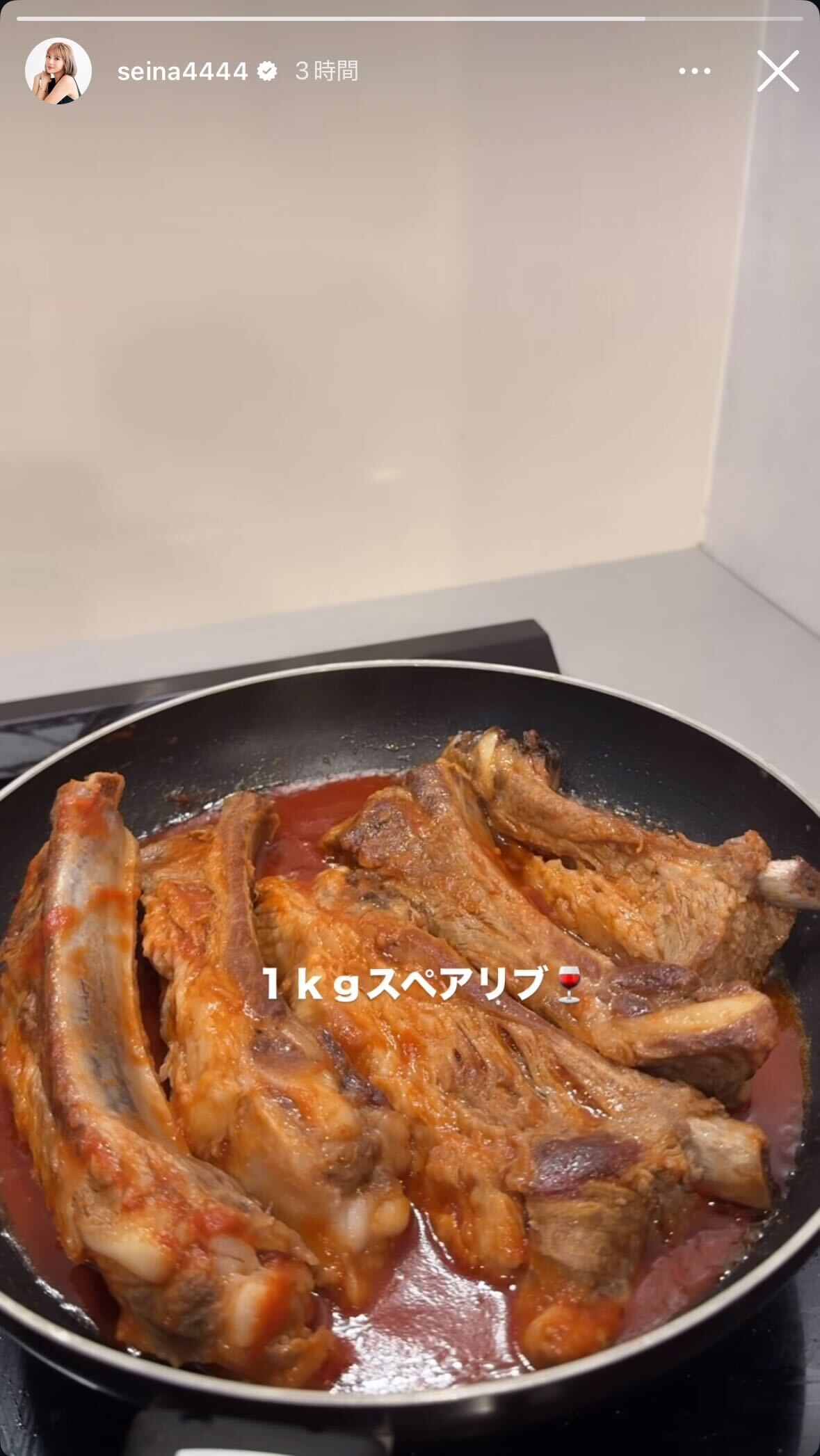 島袋聖南Instagramストーリーズより