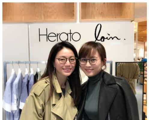比嘉愛未&井川遥、メガネ姿の2ショットに「美の共演」「姉妹みたい」の声