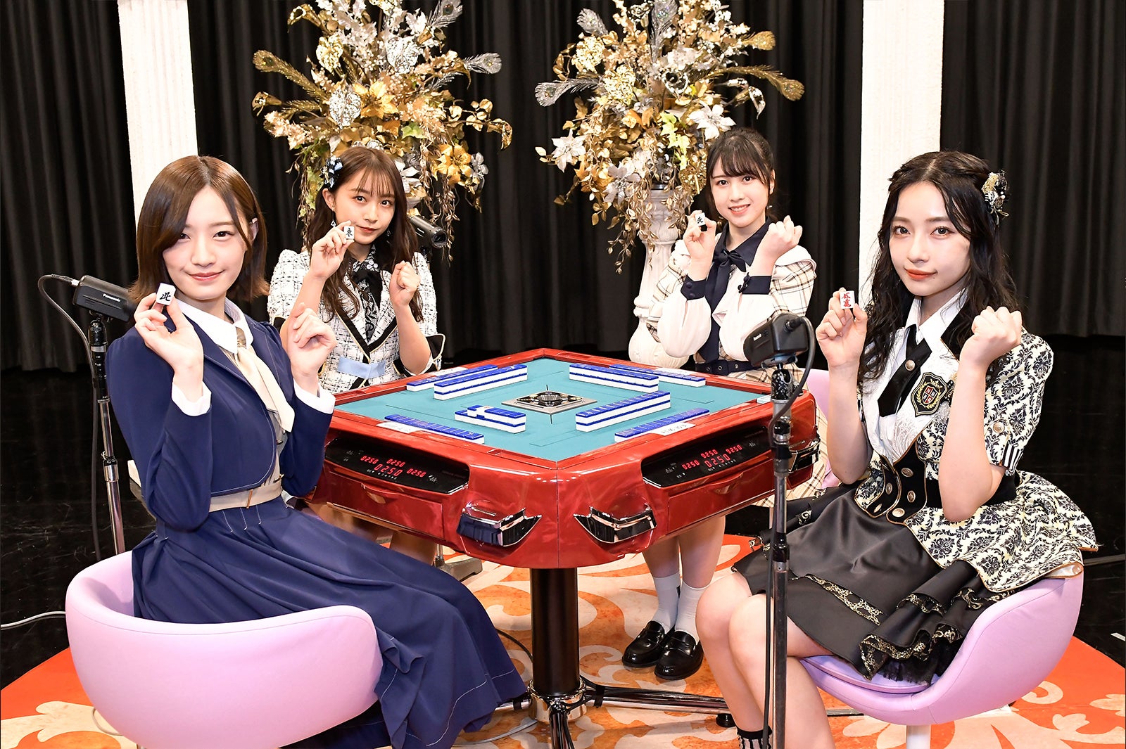 中田花奈、山本彩加、永野芹佳、村瀬紗英（提供写真）