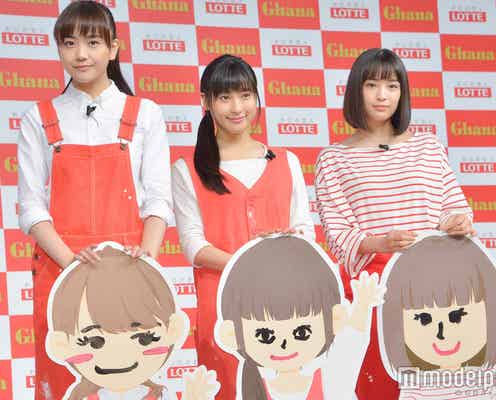 広瀬すずの“画伯”ぶり爆発?土屋太鳳&松井愛莉と似顔絵挑戦「危険なニオイがした」