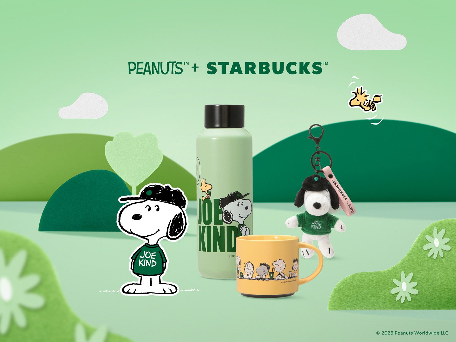 （写真右下）PEANUTS
スタッキングマグイエロー 414ml¥3,000（C）2025 Peanuts Worldwide LLC