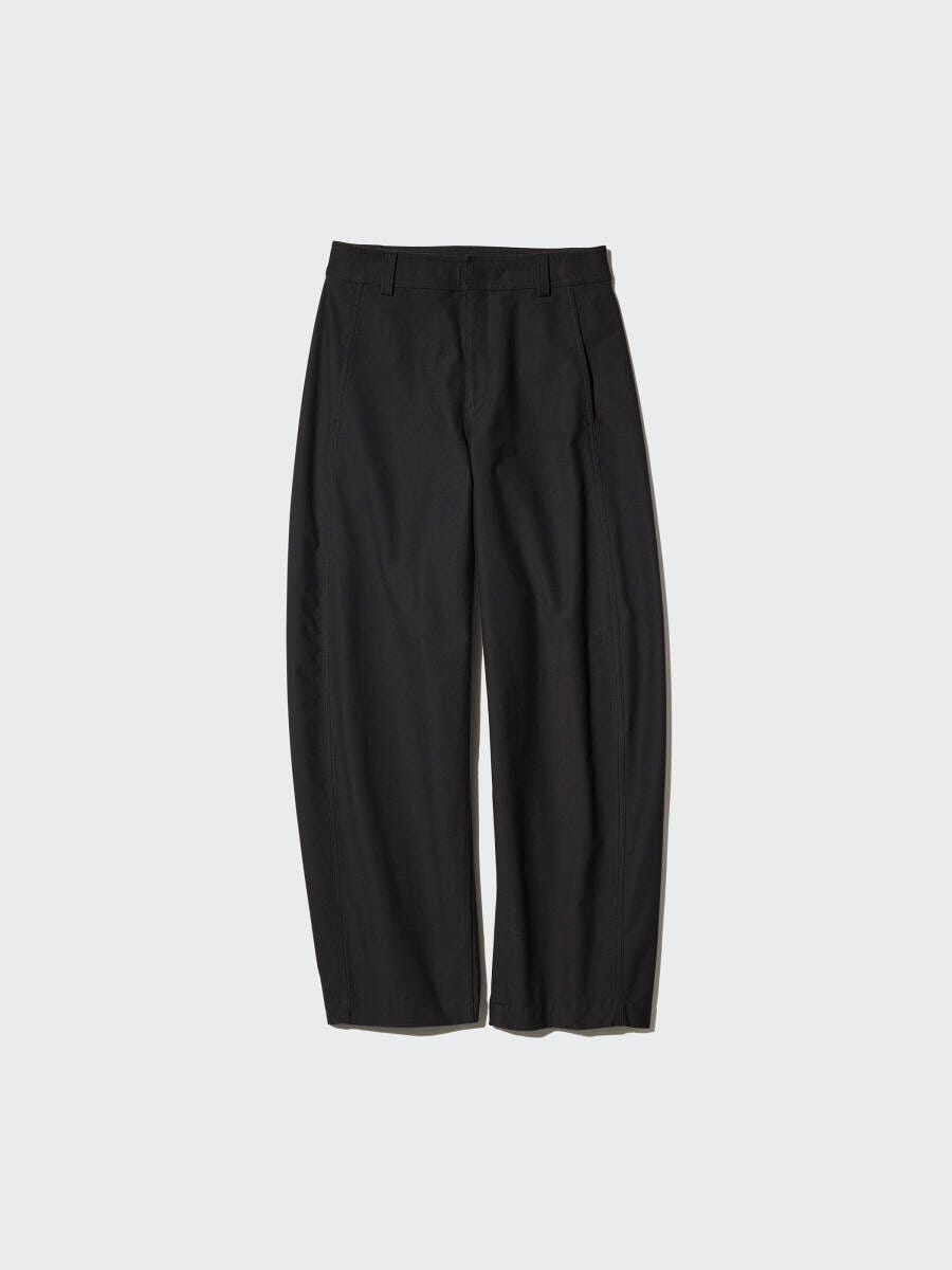 ユニクロ ジャージーバレルレッグパンツ ユニクロのジャージーバレルレッグパンツ