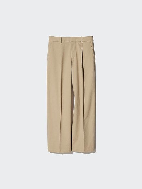 ユニクロ タックワイドパンツ ユニクロのタックワイドパンツ