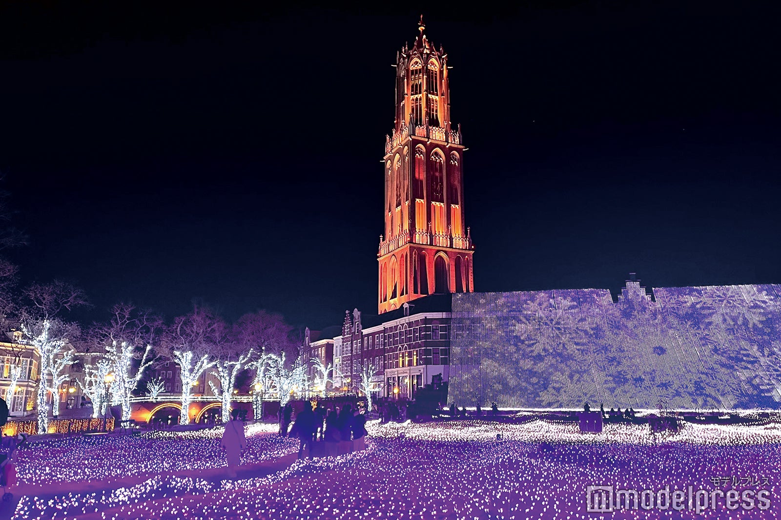 光のオーロラガーデン（C）モデルプレス