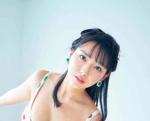 沢口愛華、水玉水着で美ボディ解放