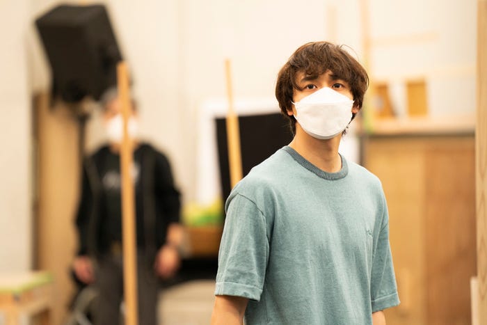 小関裕太/舞台「キングダム」稽古場より (提供写真)