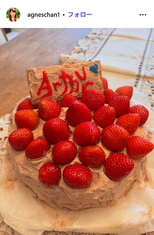 アグネス・チャンInstagramより