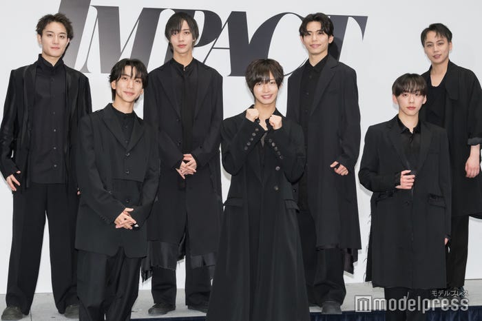 (後列左から)椿泰我、松井奏、影山拓也、横原悠毅(前列左から)鈴木大河、佐藤新、基俊介(C)モデルプレス