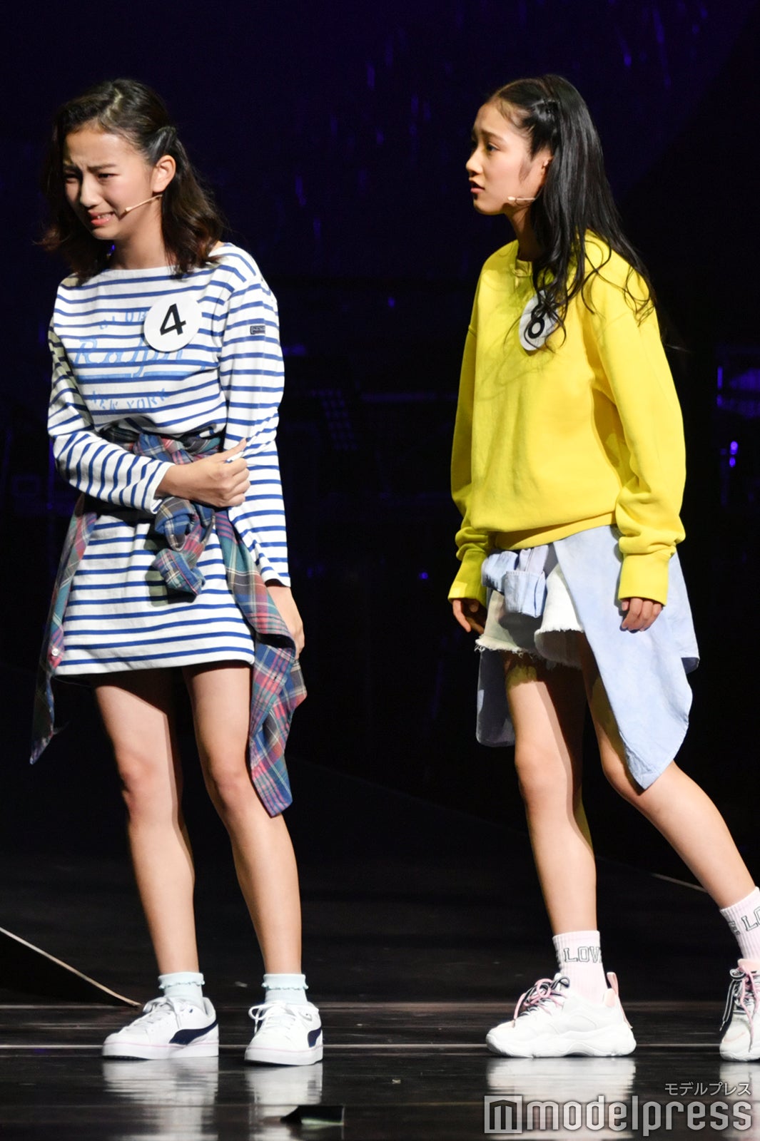 古賀まいさん・山崎玲奈さん／演技審査（C）モデルプレス