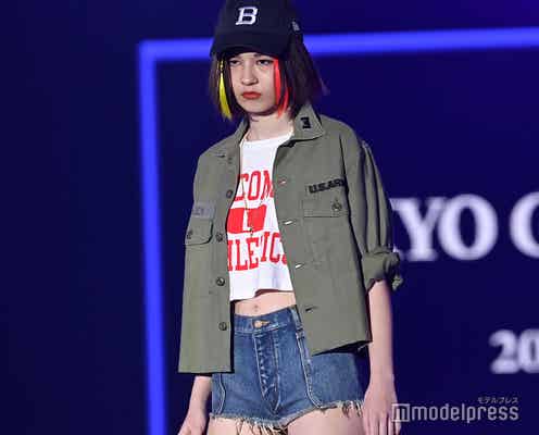 “奇跡の16歳”アリアナさくら、ショーパンで圧巻の美脚披露<TGC2021 S/S>