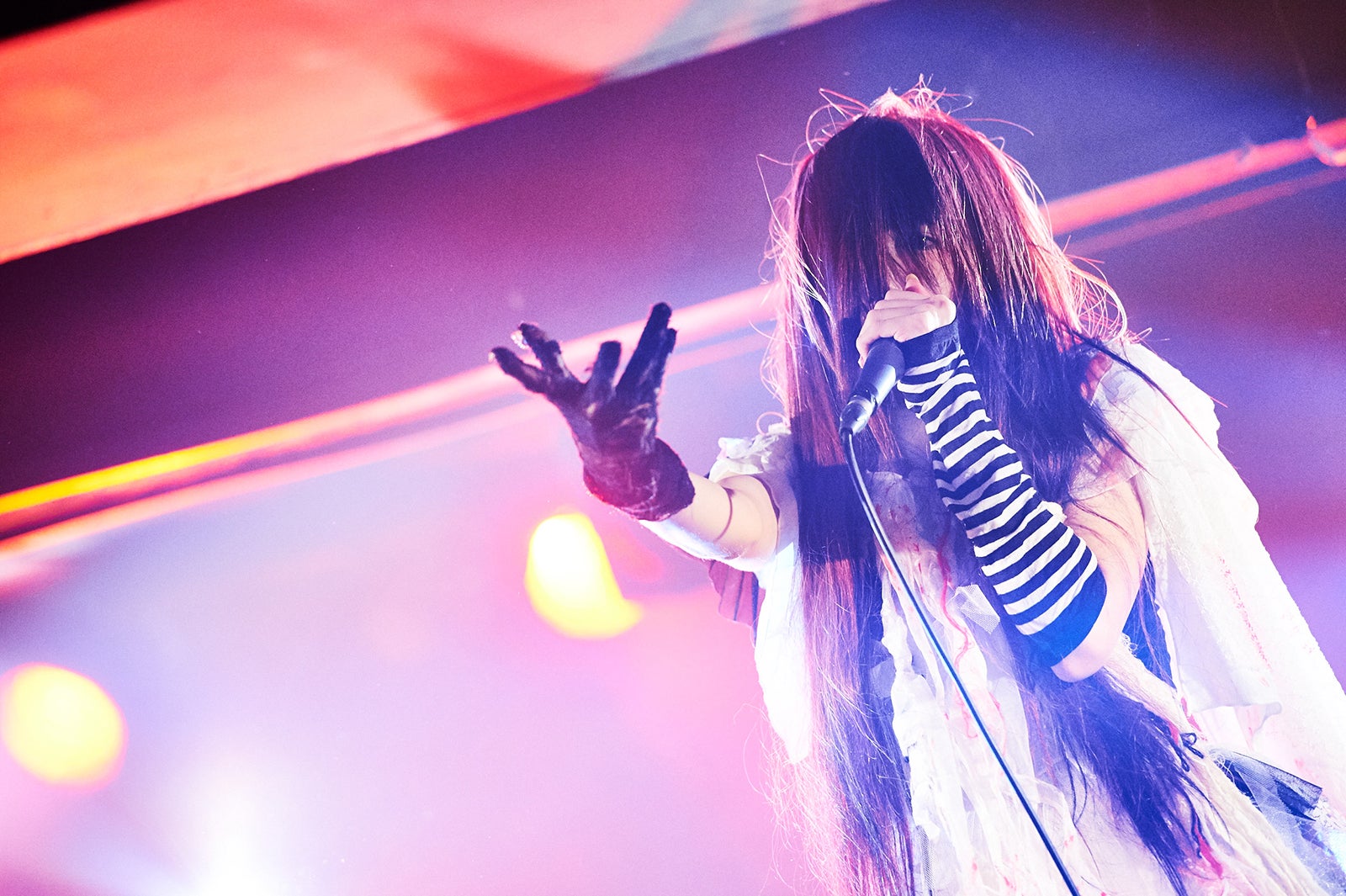 椎名ひかり／記者会見の様子（提供写真）