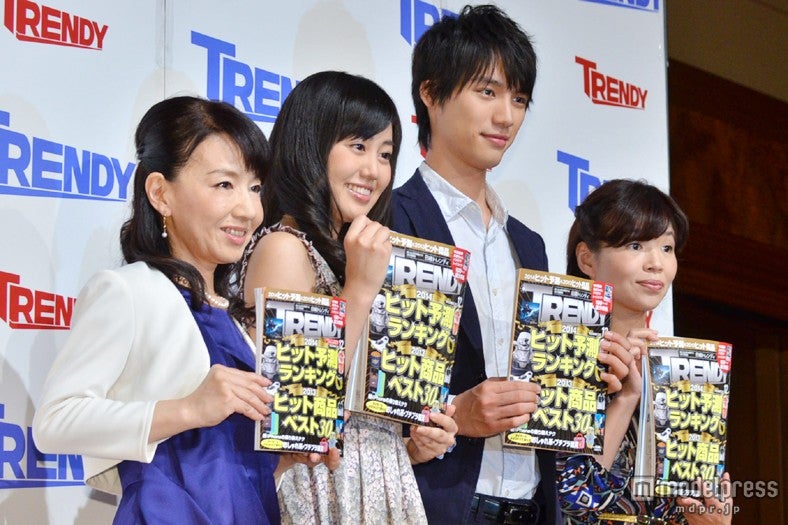 渡辺敦美編集長、宮崎香蓮、福士蒼汰、大久保佳代子