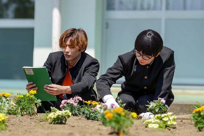 相馬理、岩橋玄樹「恋愛ルビの正しいふりかた」第1話(C)おげれつたなか・新書館/TOKYO MX