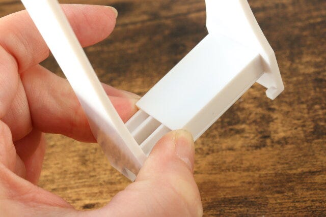 ダイソー　水切りスタンド　サイズ調整