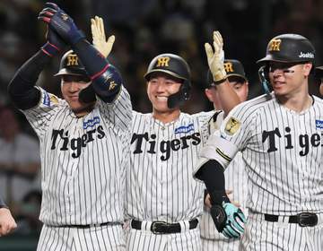 そこにいたか！阪神ドラ1・立石がチームに溶け込んでる！逆転サヨナラ→自身初の歓喜の輪で見せたワンシーン「もう仲良しかよ」「持ってますね」