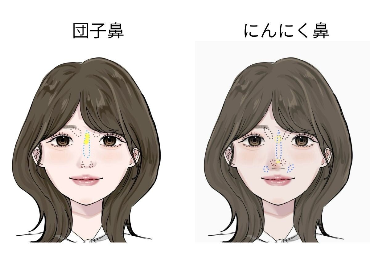 どんな鼻でも忘れ鼻に！鼻のタイプ別ノーズシャドウ＆ハイライトの入れ方