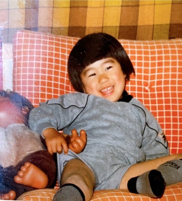 尾形貴弘の幼少期/あいさんオフィシャルブログより