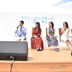（左2番目から）吉沢悠、馬場ふみか、松原奈祐、南美沙、喜多一郎監督 （C）モデルプレス