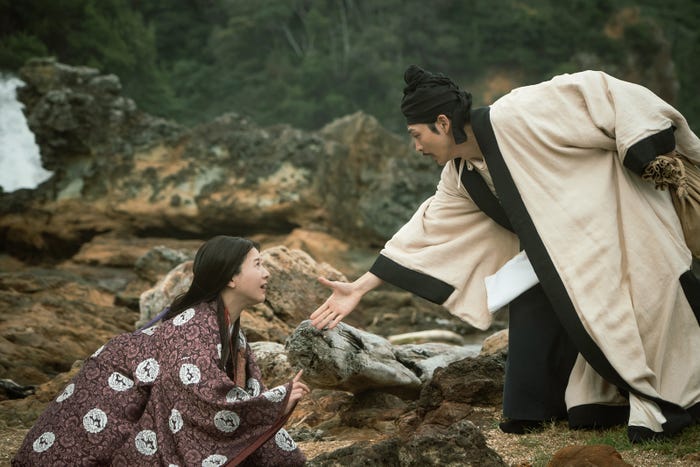 吉高由里子、松下洸平「光る君へ」第46話(C)NHK