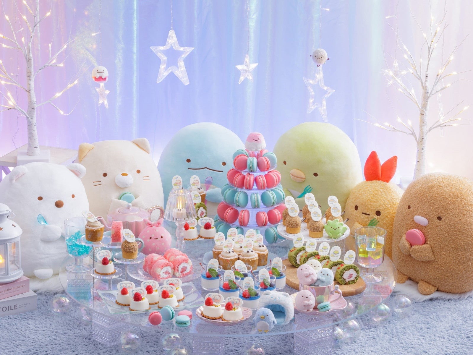 「すみっコぐらし」スイーツビュッフェ、大阪＆千葉で開催　“しろくま”チーズムースや“ねこ”シフォンなど