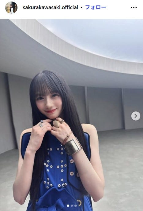 川崎桜Instagramより