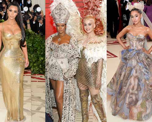 <MET GALA2018>アリアナ・グランデ、キム・カーダシアンら華やかSEXYドレスで魅了 サプライズプロポーズも?