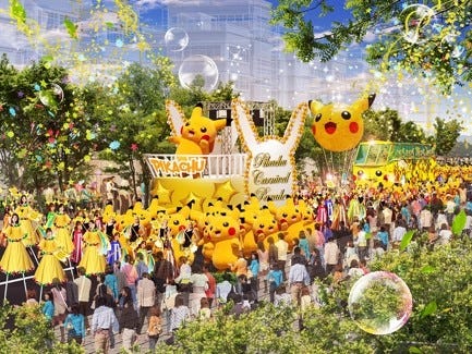 「ポケモンGOイベント」日本初開催 横浜の街がピカチュウ一色に