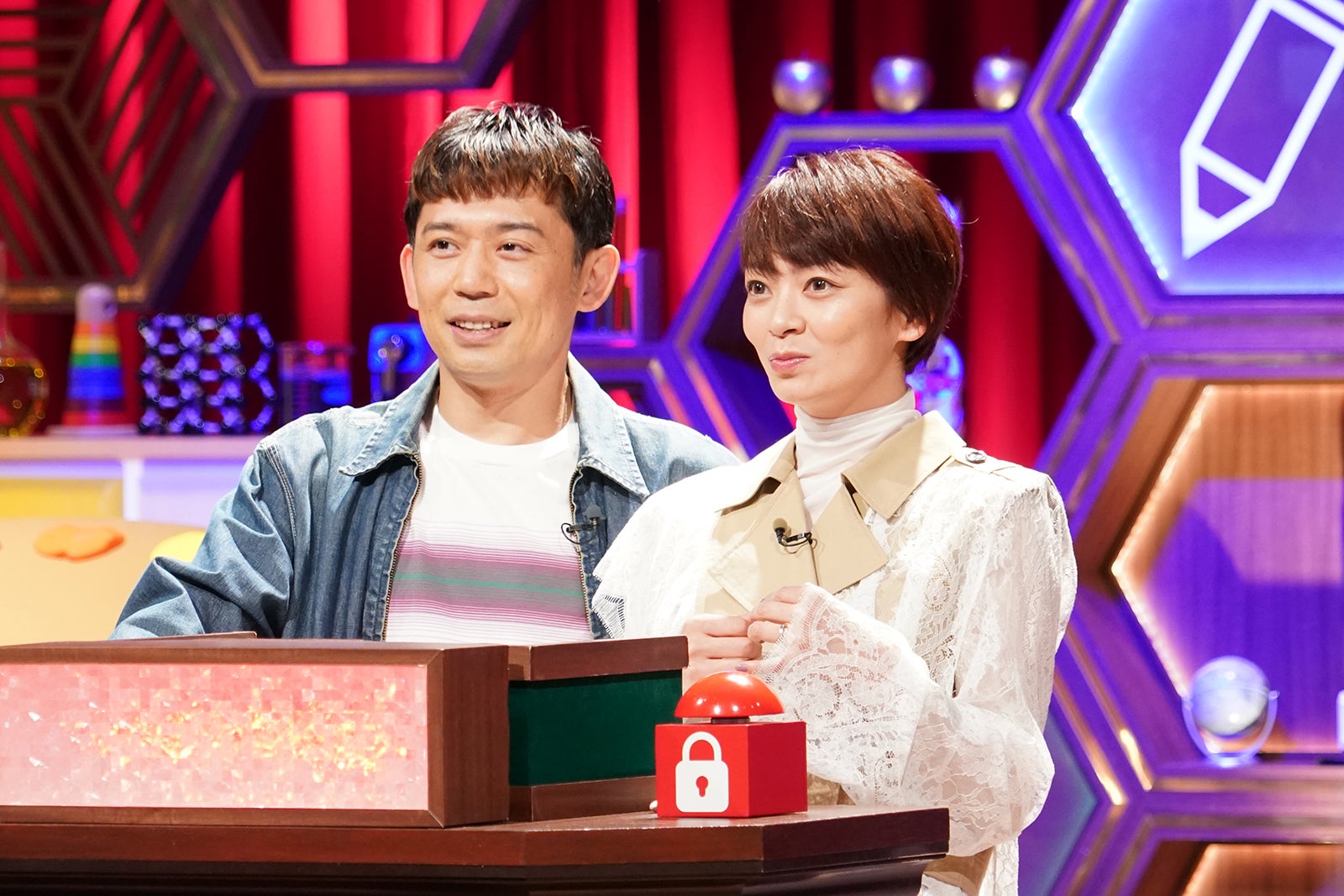 岡田義徳＆田畑智子夫妻がテレビ初共演 300万円獲得目指す モデルプレス