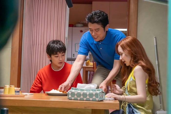 t高橋文哉、原田泰造、畑芽育「野原一家ファイヤーだゾ!」篇メイキング(C)臼井儀人/双葉社・シンエイ・テレビ朝日・ADK