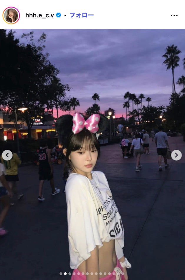 HONG EUNCHAE（ホン・ウンチェ） Instagramより