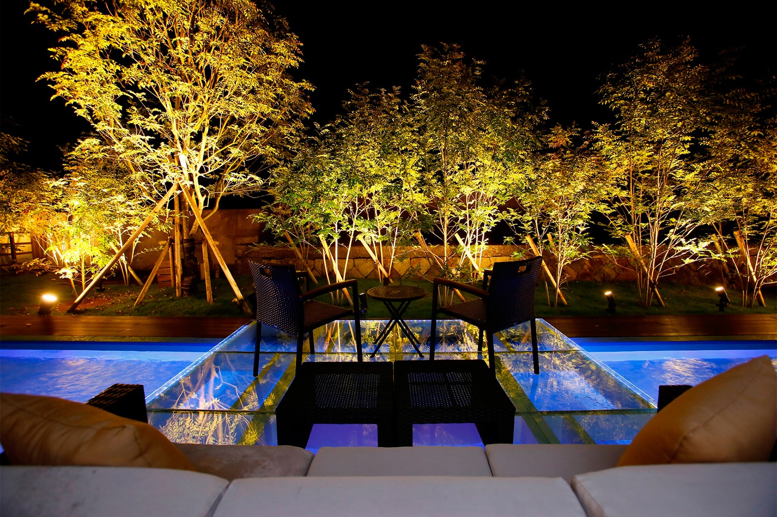 ガーデンライトアップ／画像提供：ホテル南風楼